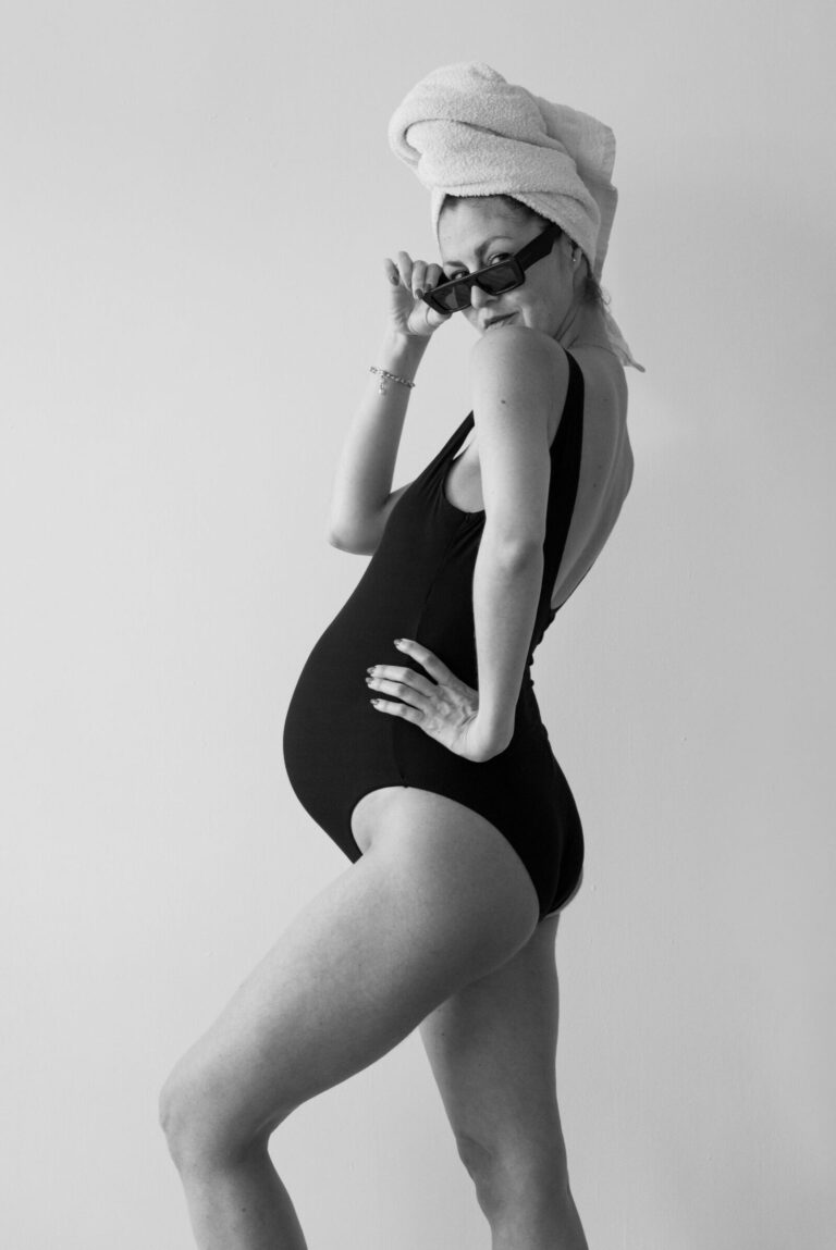 black and white picture of a woman